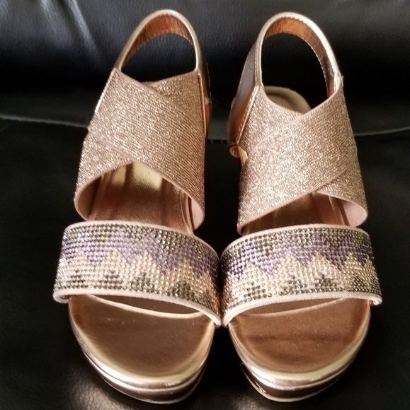 Crystal embellished wedges by Kenneth Cole - Picture 2 of 7